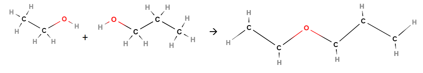 Kondensaatio, esim. 1