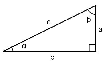 Suorakulmaisen kolmion trigonometriset funktiot